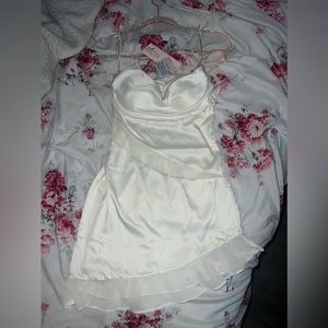 Oh Polly mini dress in cream